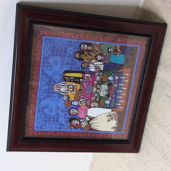 Dia de los Muertos Mexican Framed Art - Picture 2 of 3